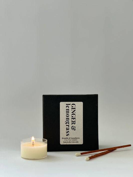 GINGER & LEMONGRASS 8 tealights