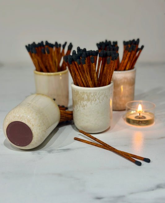 STONEWARE Match Pot